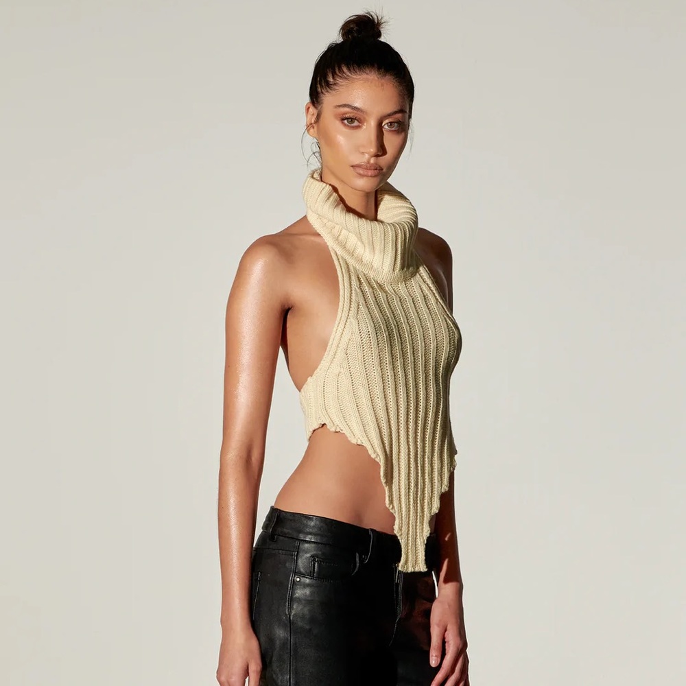 SARO KNIT TURTLENECK - OAT